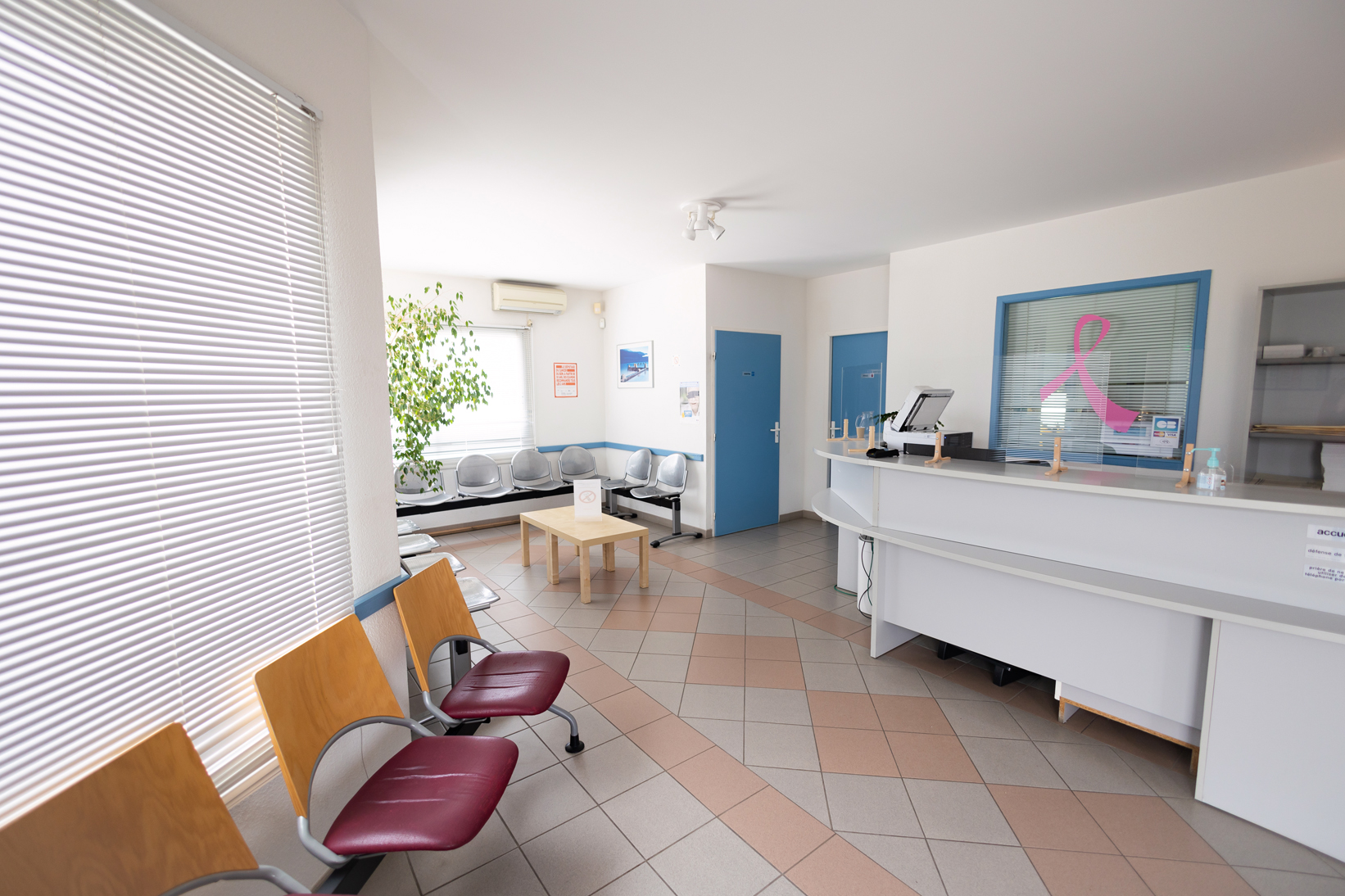 Centre de radiologie de Coutras - salle d'attente